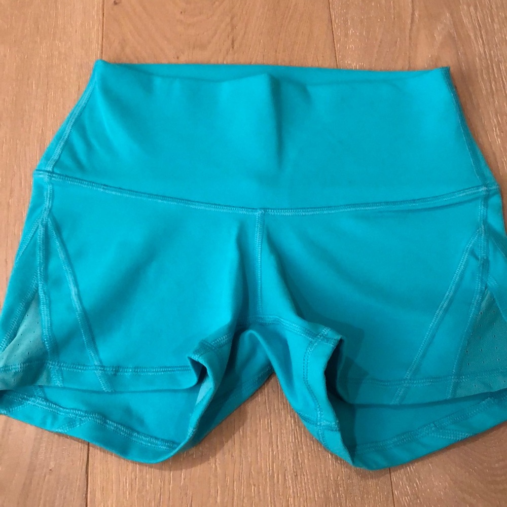 Lululemon Teal shorts 2” 4